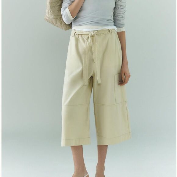 Maeve Anthropologie Wide-Leg Utility Culottes NWT